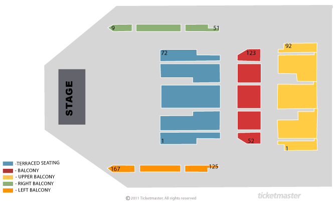 Sean Paul Seating Plan at Bournemouth International Centre