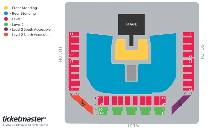 Thirty Seconds to Mars - Seasons Seating Plan at Motorpoint Arena Cardiff