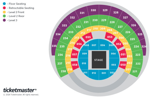 Diljit Dosanjh: DIL-LUMINATI TOUR Seating Plan at OVO Hydro