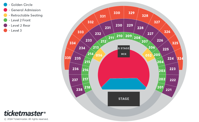 Tyler, the Creator - CHROMAKOPIA THE WORLD TOUR Seating Plan at OVO Hydro