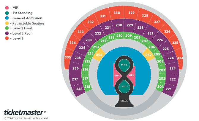 *Katy Perry - The Lifetimes Tour Seating Plan at OVO Hydro