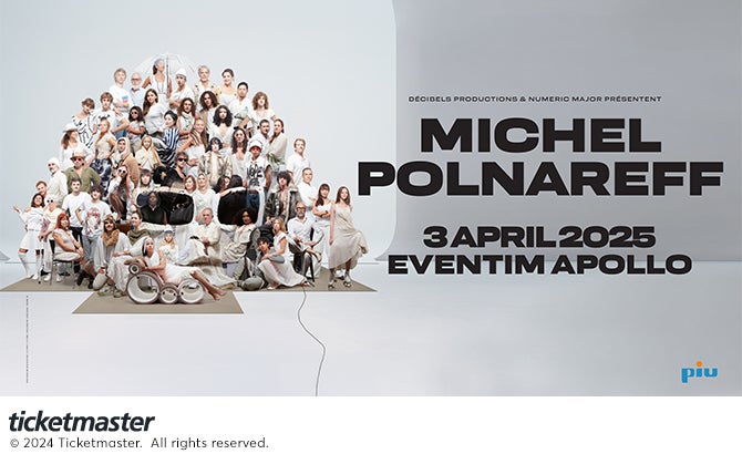 Michel Polnareff Seating Plan at Eventim Apollo