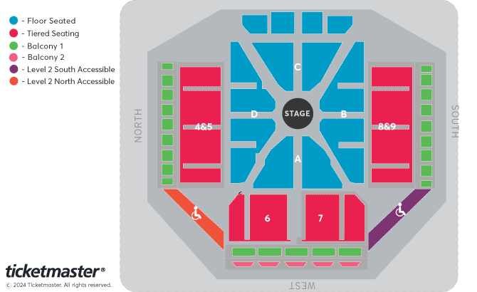 Greg Davies: Full Fat Legend Seating Plan at Motorpoint Arena Cardiff