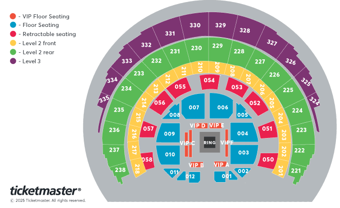 Championship Boxing: Josh Taylor V Ecko Essuman Seating Plan at OVO Hydro