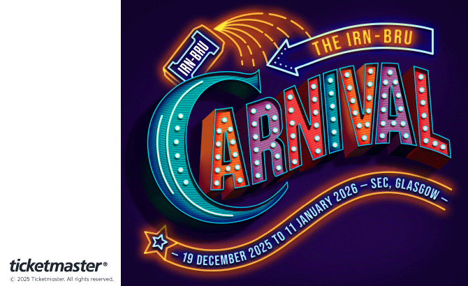 Venue seating chart for The Irn-Bru Carnival for reference only