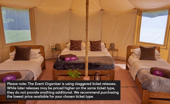 Seat map for Download 2027 - Deluxe Canvas Yurt for 2 or 4 in Metal Meadow 2