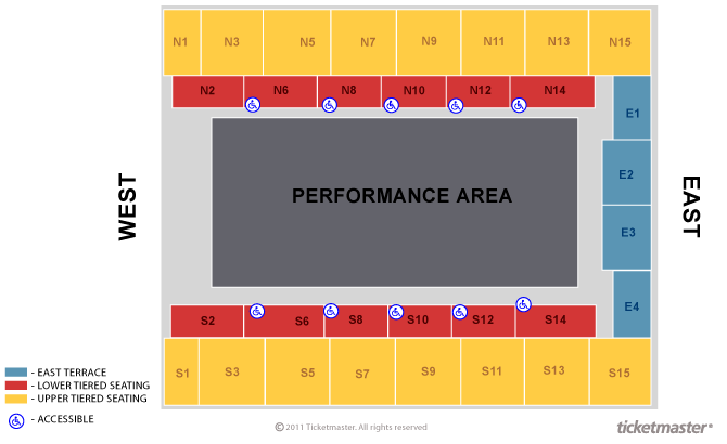 Arenacross 2020 Seating Plan at SSE Arena Wembley