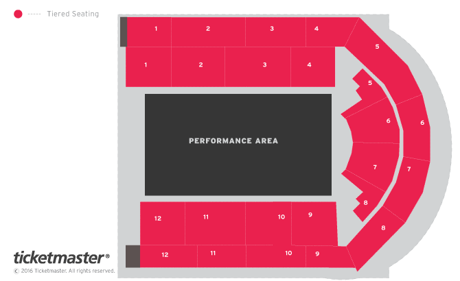 Nitro Circus 'you Got This' Tour Seating Plan at Utilita Arena Birmingham