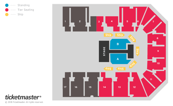 Elf: The Christmas Spectacular Seating Plan at Resorts World Arena