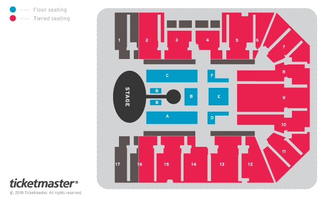 Hugh Jackman: The Man. The Music. The Show.  - Matinee Show Seating Plan at Resorts World Arena