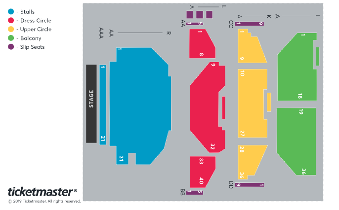 Royal Mcpherson Theatre Seating Map