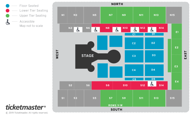Grandpa's Great Escape Live Seating Plan at OVO Arena Wembley