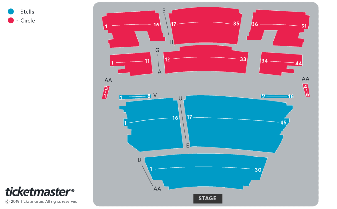 Ellen Theater Seating Chart