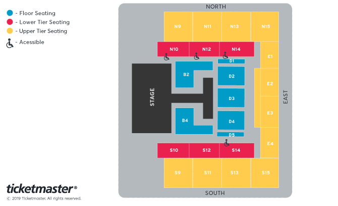 Elf the Christmas Spectacular Seating Plan at OVO Arena Wembley