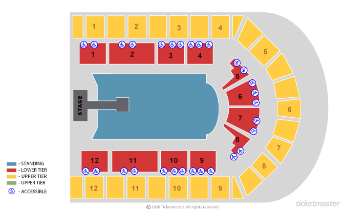 Queen + Adam Lambert - the Rhapsody Tour 2022 Seating Plan at Utilita Arena Birmingham