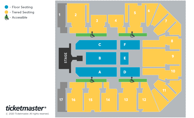 Steps - What the Future Holds Tour Seating Plan at Resorts World Arena