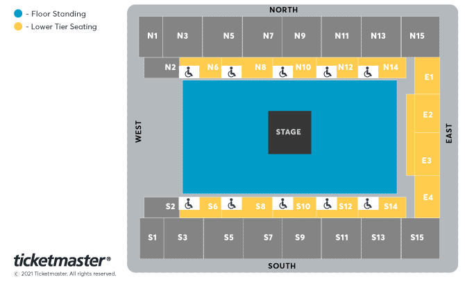 Fatboy Slim: We've Come a Long Long Way Together Tour Seating Plan at OVO Arena Wembley