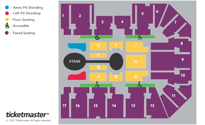 Shawn Mendes - Wonder: The World Tour Seating Plan at Resorts World Arena