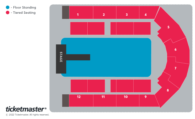 Kendrick Lamar: The Big Steppers Tour Seating Plan at Utilita Arena Birmingham