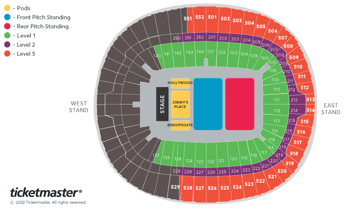 Wembley Stadium Floor Plan Harry Styles Viewfloor co