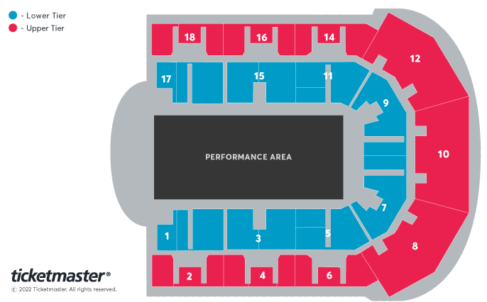 Hot Wheels Monster Trucks Live Glow Party Seating Plan at M&S Bank Arena