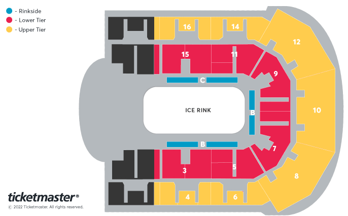 Disney On Ice presents Discover the Magic Seating Plan at M&S Bank Arena
