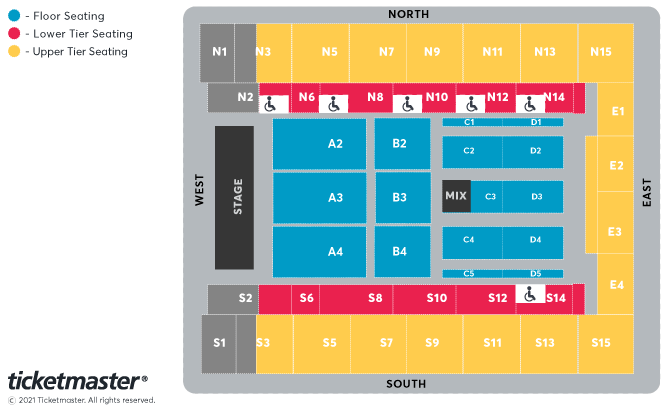 Michael McIntyre: MACNIFICENT Seating Plan at OVO Arena Wembley