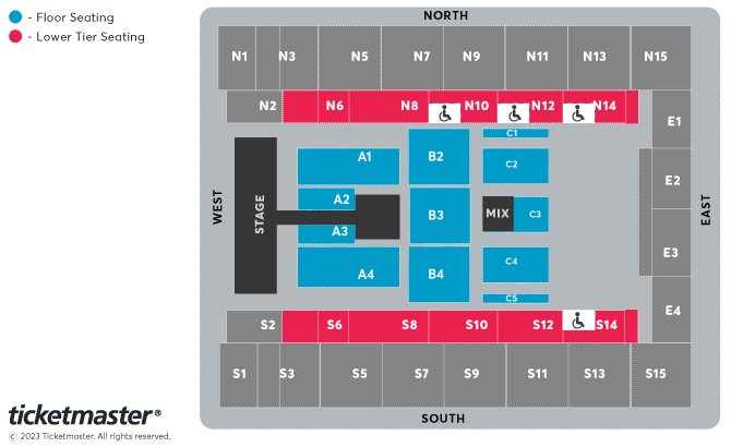 AMMY VIRK LIVE IN CONCERT Seating Plan at OVO Arena Wembley