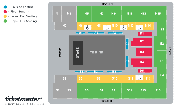 Torvill and Dean: Our Last Dance Seating Plan at OVO Arena Wembley
