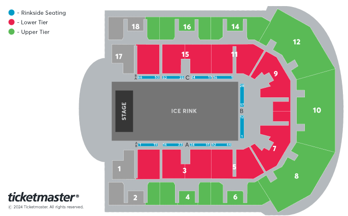 Torvill and Dean: Our Last Dance Seating Plan at M&S Bank Arena