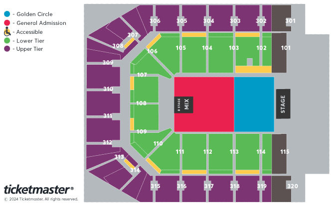 Tyler, the Creator - CHROMAKOPIA: THE WORLD TOUR - VIP Seating Plan at Co-op Live