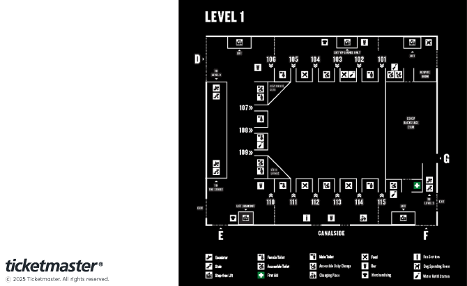 Vybz Kartel Co-op Backstage Club Seating Plan at Co-op Live