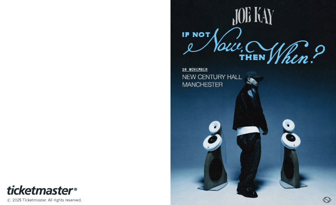 Venue seating chart for Joe Kay for reference only