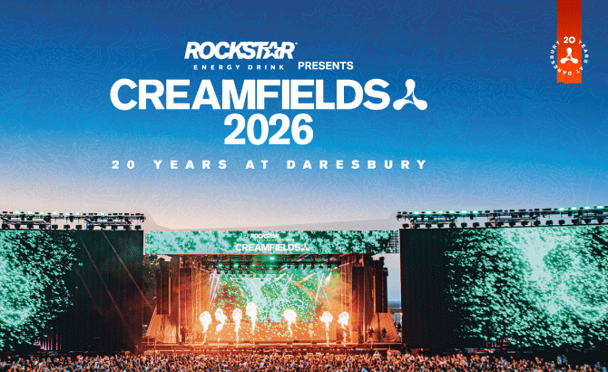 Venue seating chart for Creamfields for reference only