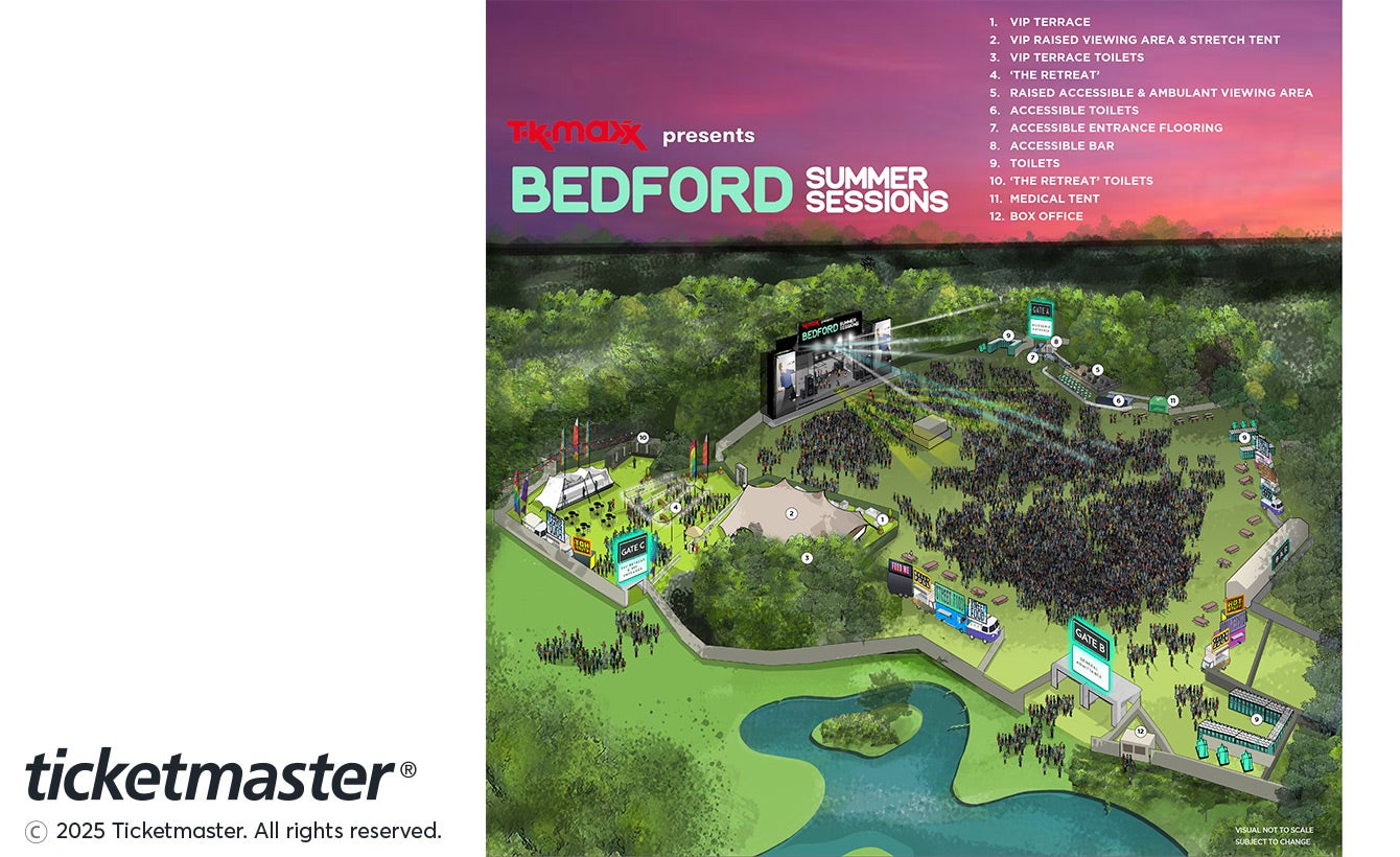 Seat map - Bedford Park