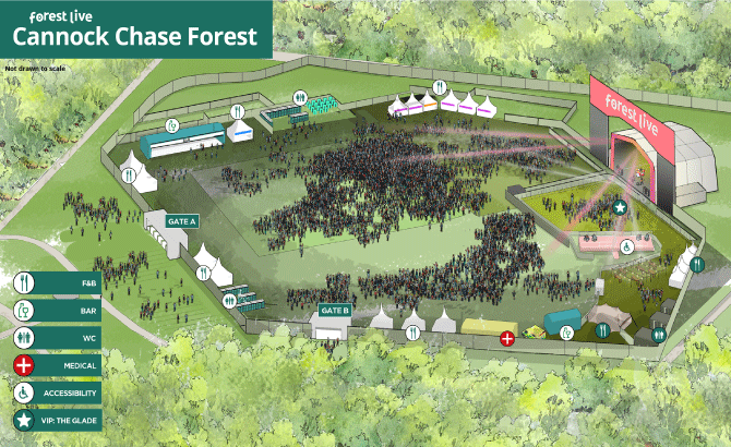 Venue seating chart for Billy Ocean for reference only