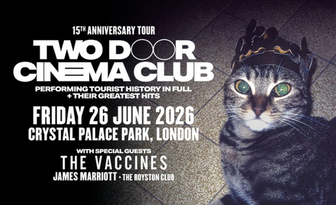 Venue seating chart for Two Door Cinema Club for reference only