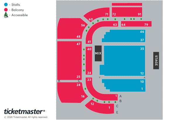 Plan de salle - British Airways ARC