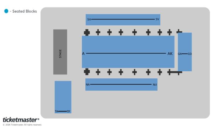 Plan de salle - Truro Cathedral