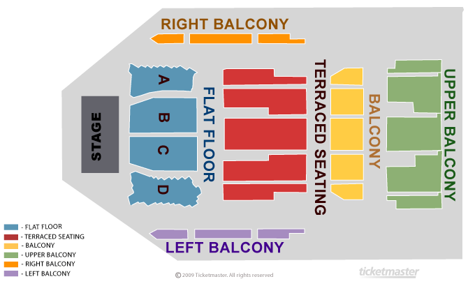 Status Quo & very special guest Shakin Stevens Seating Plan at Bournemouth International Centre