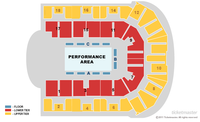 Disney on Ice Presents Magical Ice Festival Seating Plan at M&S Bank Arena