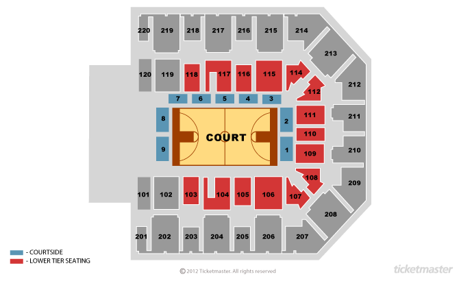 The Original Harlem Globetrotters Seating Plan Flydsa Arena Sheffield Arena