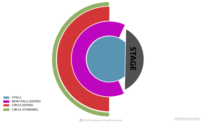 Roundhouse Theater Seating Chart