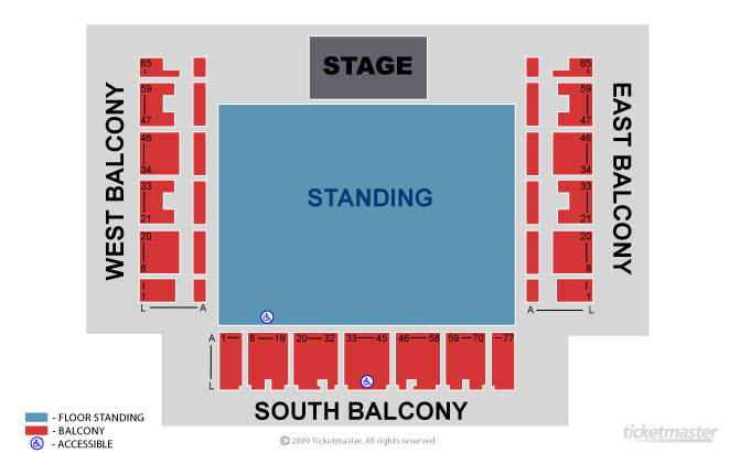 PET SHOP BOYS Seating Plans