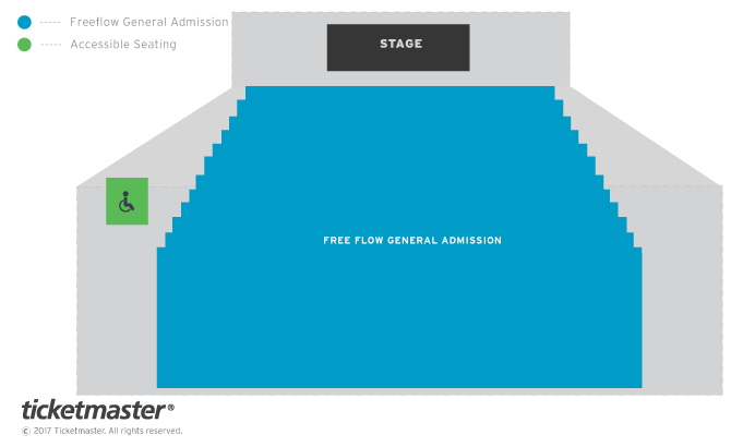 Goldfish Seating Plan at Brixton Academy