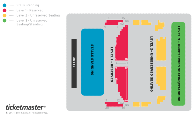 The Eric Andre Show Live Seating Plan at Shepherds Bush Empire