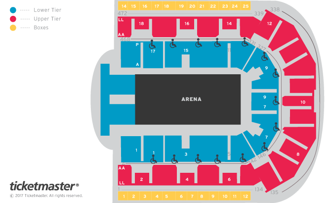 Dua Lipa Future Nostalgia Tour Seating Plan Liverpool Echo Arena