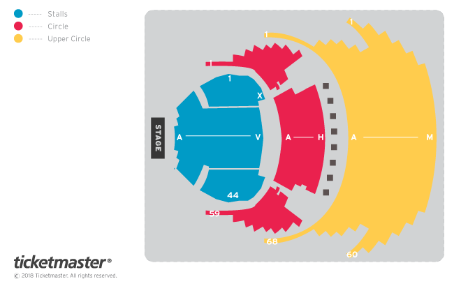 The Classic Rock Show 2020 Seating Plan at The Lowry