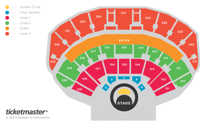 Olly Murs Seating Plan at First Direct Arena