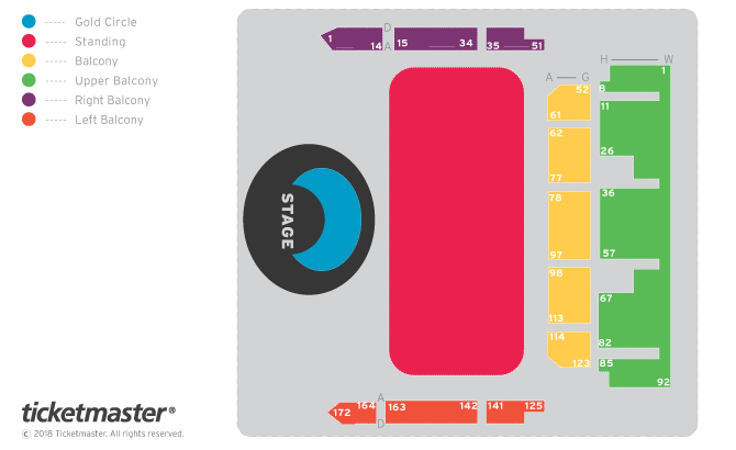 Olly Murs Seating Plan at Bournemouth International Centre